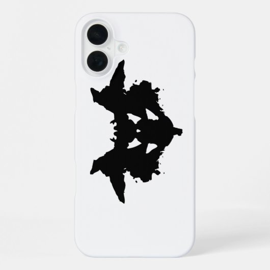 Rorschach Inkblot iPhone Hülle (Rückseite)