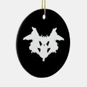 Rorschach Inkblot Keramik Ornament (Rechts)