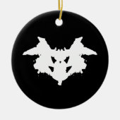 Rorschach Inkblot Keramik Ornament (Vorne)