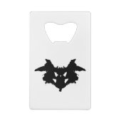 Rorschach Inkblot Kreditkartenflaschenöffner (Rückseite)