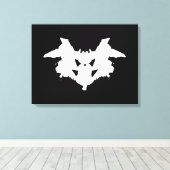 Rorschach Inkblot Leinwanddruck (Insitu (Holzboden))