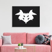 Rorschach Inkblot Leinwanddruck (Insitu (Wohnzimmer))