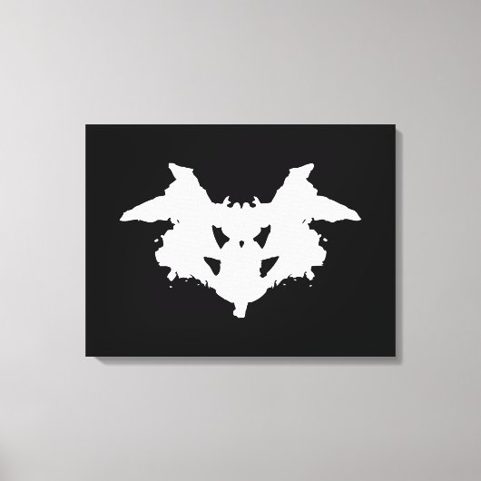 Rorschach Inkblot Leinwanddruck (Vorderseite)