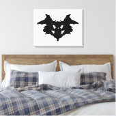 Rorschach Inkblot Leinwanddruck (Insitu (Schlafzimmer))