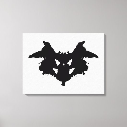 Rorschach Inkblot Leinwanddruck (Vorderseite)