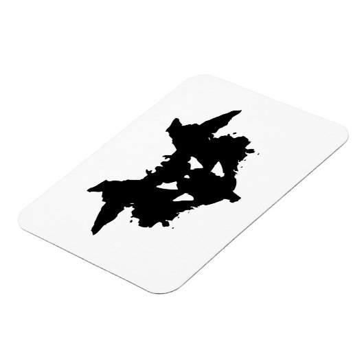 Rorschach Inkblot Magnet (Linke Seite)