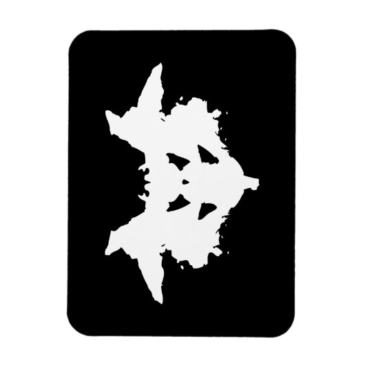 Rorschach Inkblot Magnet (Vertikal)