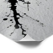 Rorschach Inkblot Nah-Up Poster (Ecke)