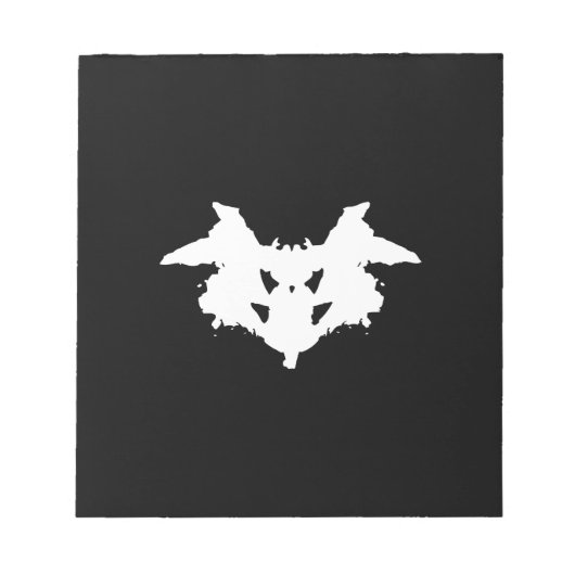 Rorschach Inkblot Notizblock (Vorderseite)