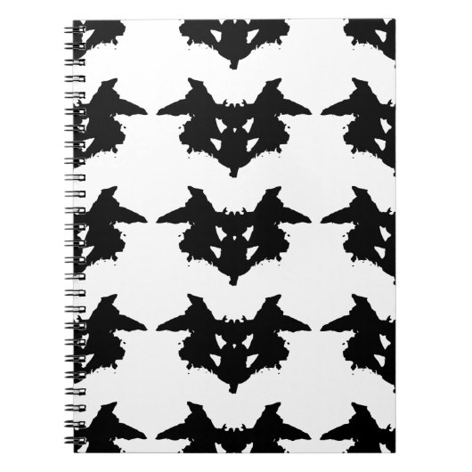Rorschach Inkblot Notizblock (Vorderseite)