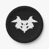 Rorschach Inkblot Pappteller (Vorderseite)