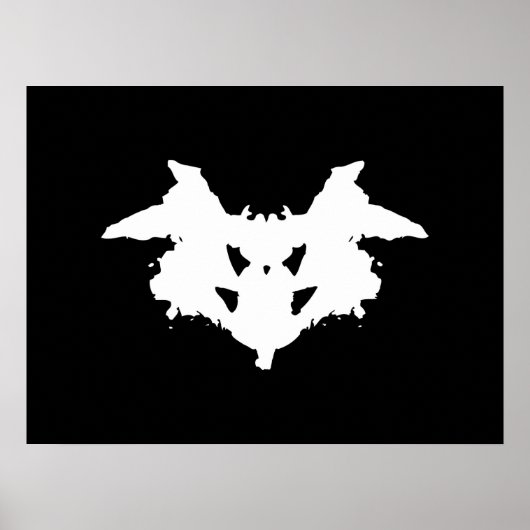 Rorschach Inkblot Poster (Vorne)