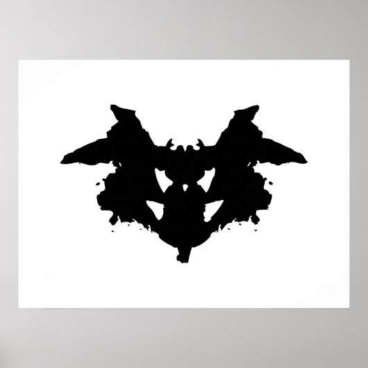Rorschach Inkblot Poster (Vorne)