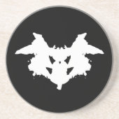 Rorschach Inkblot Sandstein Untersetzer (Vorne)