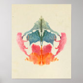 Rorschach Inkblot Test Fun Art Poster (Vorne)