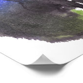 Rorschach Inkblot Test Fun Art Print Poster (Ecke)