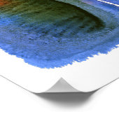 Rorschach Inkblot Test Fun Art Print Poster (Ecke)