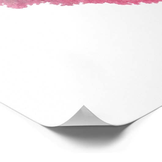 Rorschach Inkblot Test Fun Art Print Poster (Ecke)