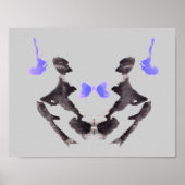 Rorschach Inkblot Test Fun Art Print Poster (Vorne)