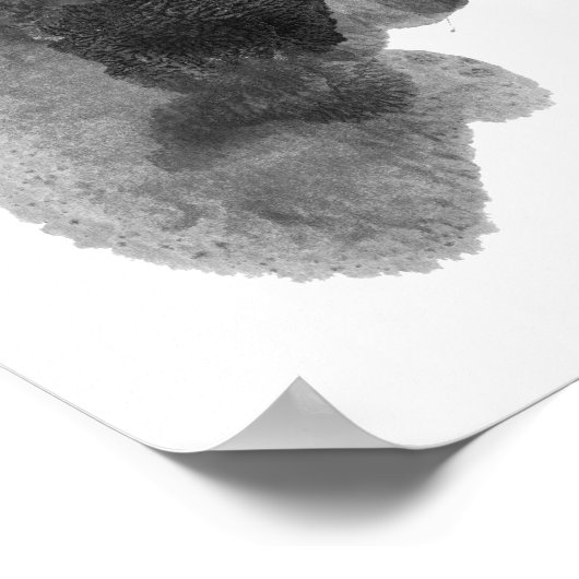 Rorschach Inkblot Test Fun Art Print Poster (Ecke)