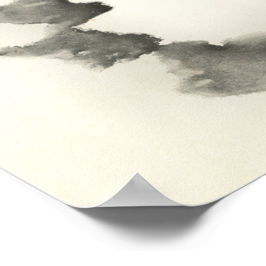 Rorschach Inkblot Test Fun Art Print Poster (Ecke)