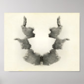 Rorschach Inkblot Test Fun Art Print Poster (Vorne)