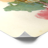 Rorschach Inkblot Test Fun Art Print Poster (Ecke)