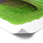 Rorschach Inkblot Test Fun Art Print Poster (Ecke)