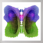 Rorschach Inkblot Test Fun Art Print Poster (Vorne)