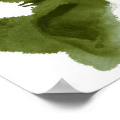 Rorschach Inkblot Test Fun Art Print Poster (Ecke)