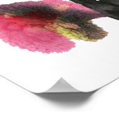 Rorschach Inkblot Test Fun Art Print Poster (Ecke)