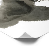 Rorschach Inkblot Test Fun Art Print Poster (Ecke)