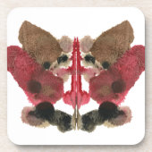 Rorschach Inkblot Test. Nenn mich nicht verrückt Getränkeuntersetzer (Vorderseite)