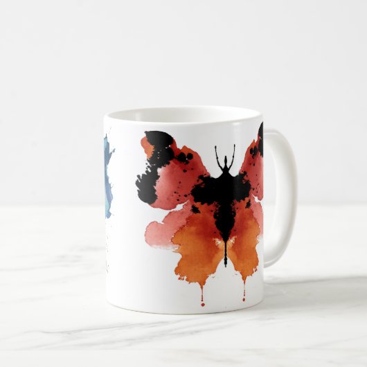 Rorschach Inkblot Test. Nenn mich nicht verrückt Kaffeetasse (VorderseiteRechts)