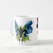 Rorschach Inkblot Test. Nenn mich nicht verrückt Kaffeetasse (Vorderseite Links)