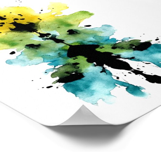 Rorschach Inkblot Test. Nenn mich nicht verrückt Poster (Ecke)