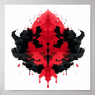 Rorschach Inkblot Test. Nenn mich nicht verrückt Poster