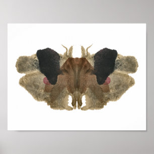 Rorschach Inkblot Test. Nenn mich nicht verrückt Poster