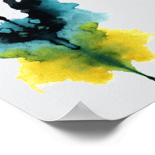 Rorschach Inkblot Test. Nenn mich nicht verrückt Poster (Ecke)