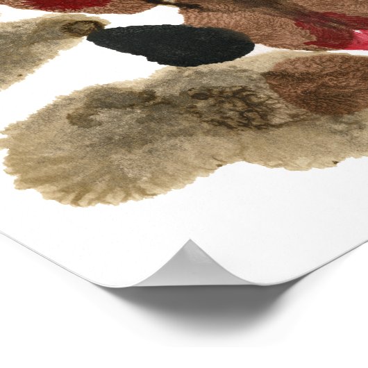 Rorschach Inkblot Test. Nenn mich nicht verrückt Poster (Ecke)