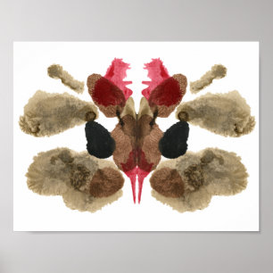 Rorschach Inkblot Test. Nenn mich nicht verrückt Poster