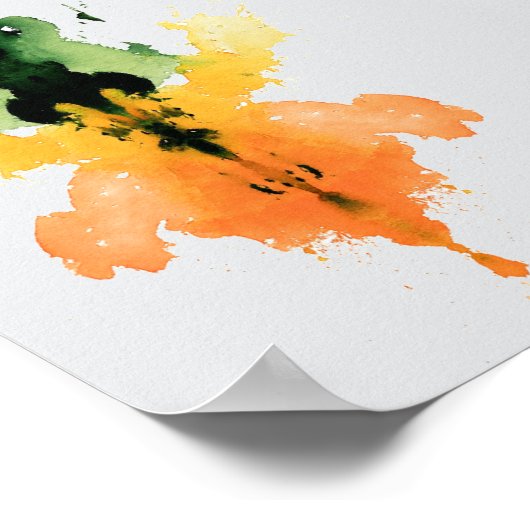 Rorschach Inkblot Test. Nenn mich nicht verrückt Poster (Ecke)