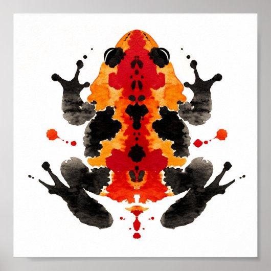 Rorschach Inkblot Test. Nenn mich nicht verrückt Poster (Vorne)