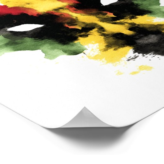 Rorschach Inkblot Test. Nenn mich nicht verrückt Poster (Ecke)