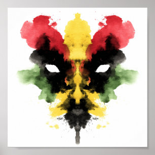 Rorschach Inkblot Test. Nenn mich nicht verrückt Poster
