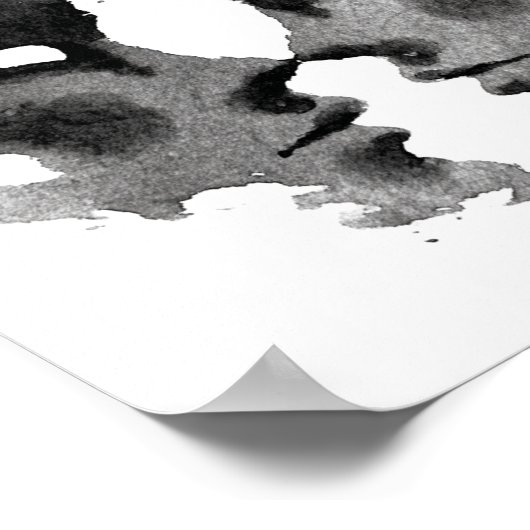 Rorschach Inkblot Test. Nenn mich nicht verrückt Poster (Ecke)