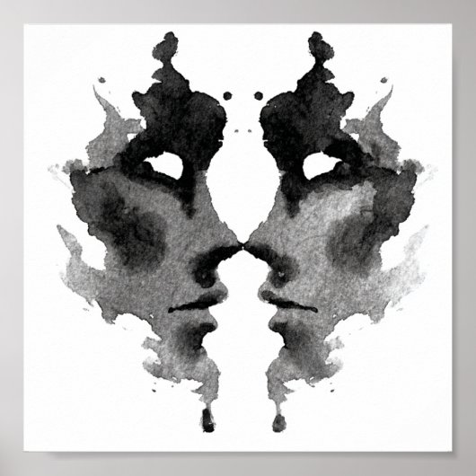 Rorschach Inkblot Test. Nenn mich nicht verrückt Poster (Vorne)