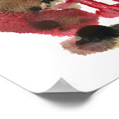 Rorschach Inkblot Test. Nenn mich nicht verrückt Poster (Ecke)