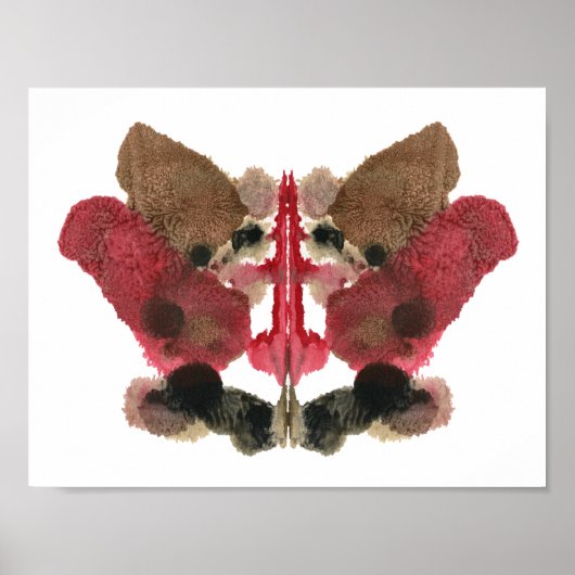 Rorschach Inkblot Test. Nenn mich nicht verrückt Poster (Vorne)