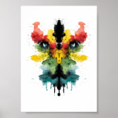 Rorschach Inkblot Test. Nenn mich nicht verrückt Poster (Vorne)